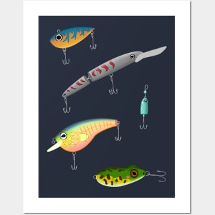 Fishing Lures Posters and Art